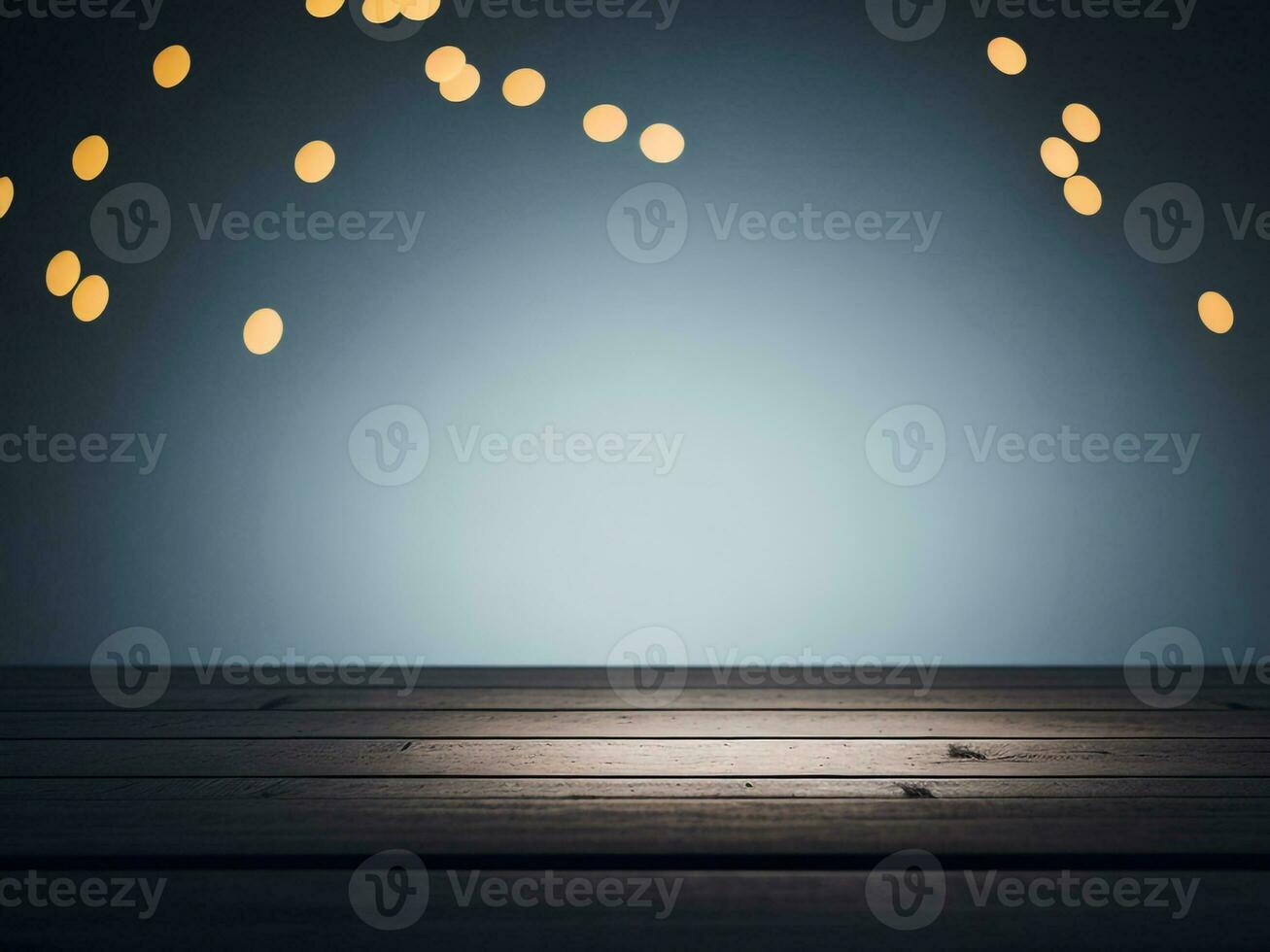 Wooden table and blur tropical beach background, product display montage. High quality photo 8k FHD AI generated