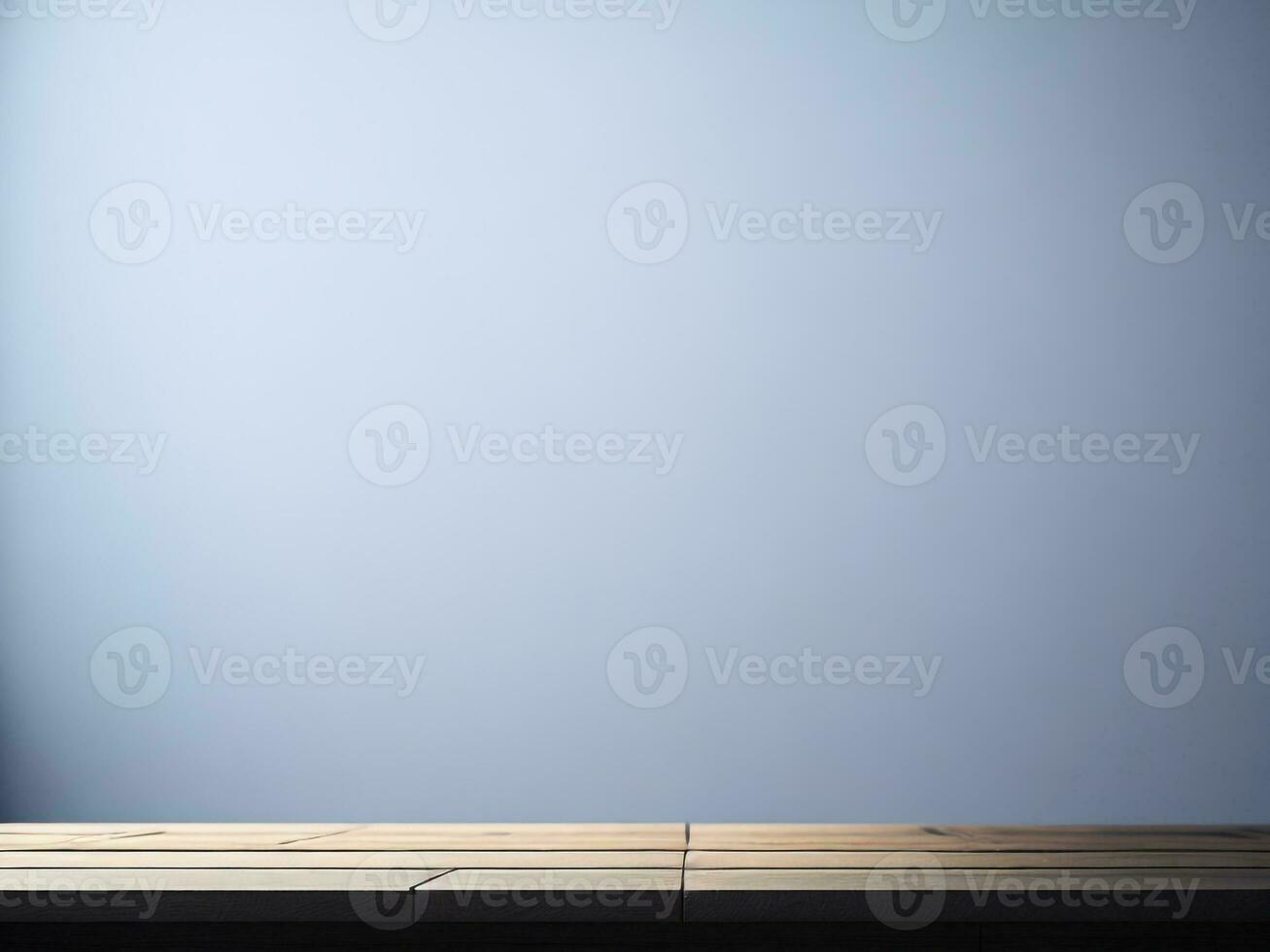 Wooden table and blur tropical beach background, product display montage. High quality photo 8k FHD AI generated