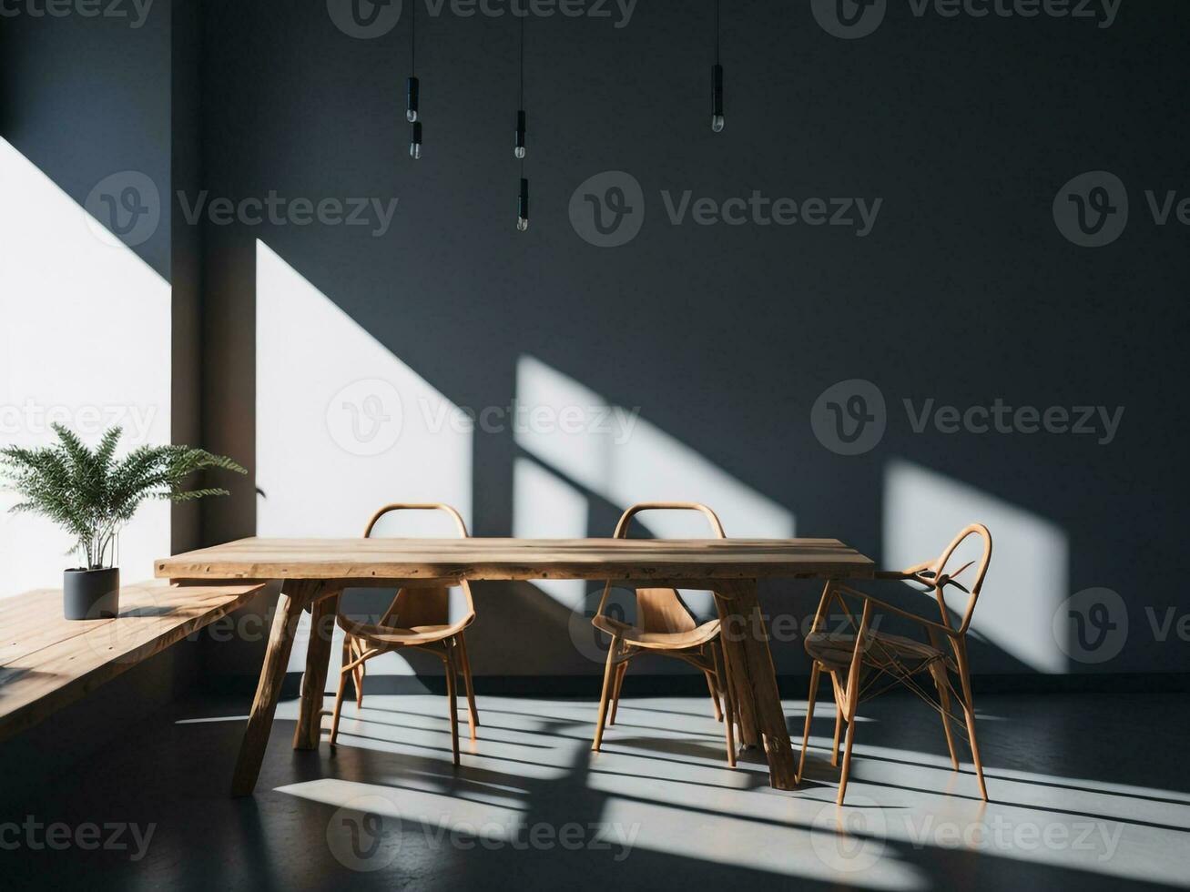 Wooden table and blur tropical green grass background, product display montage. High quality photo 8k FHD AI generated