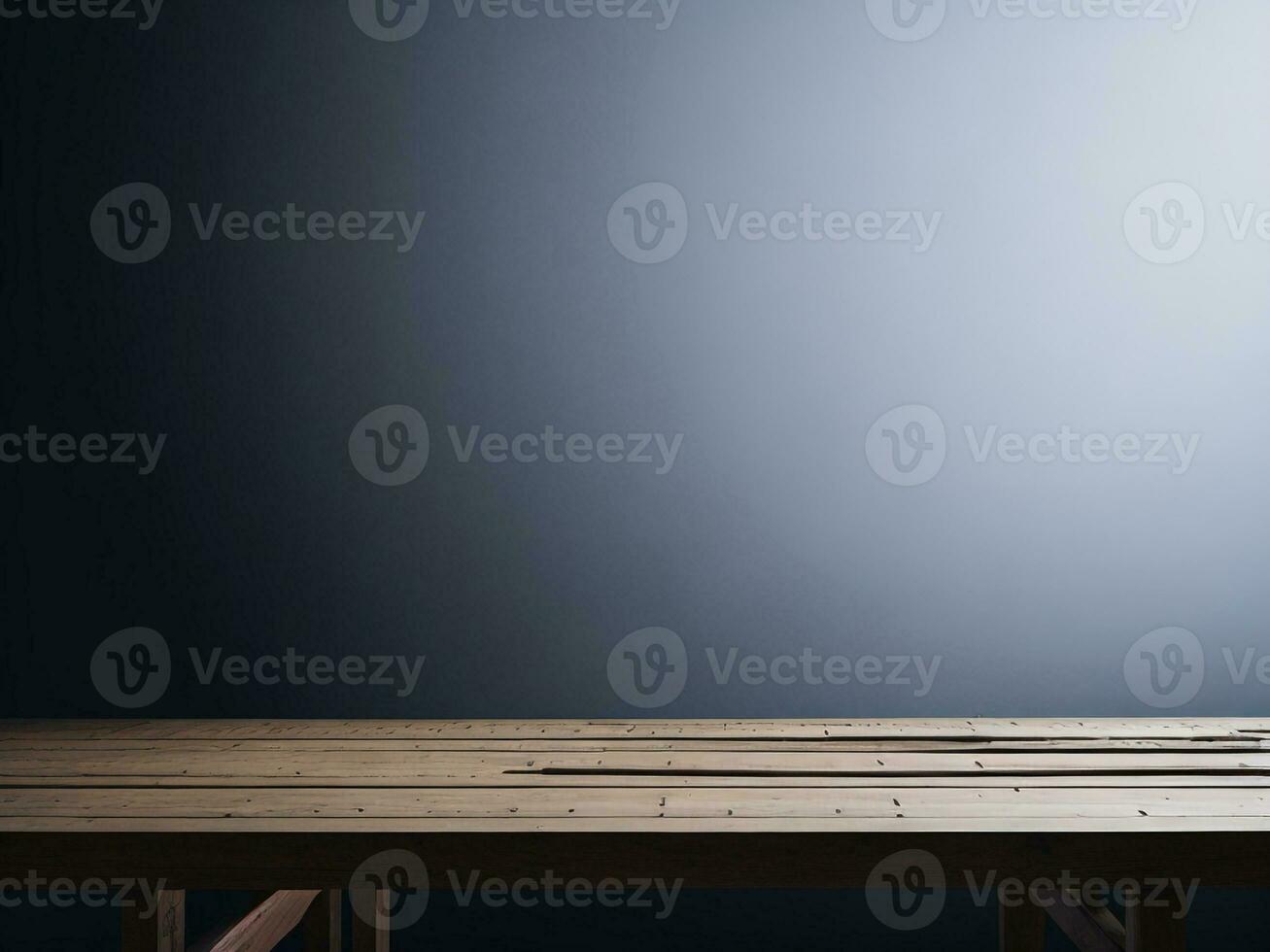Wooden table and blur tropical white background, product display montage. High quality photo 8k FHD AI generated