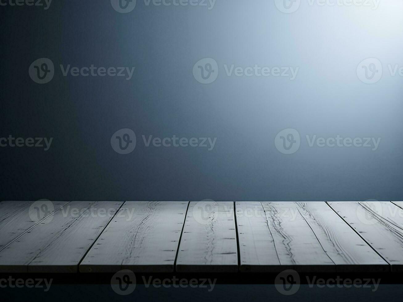 Wooden table and blur tropical white background, product display montage. High quality photo 8k FHD AI generated
