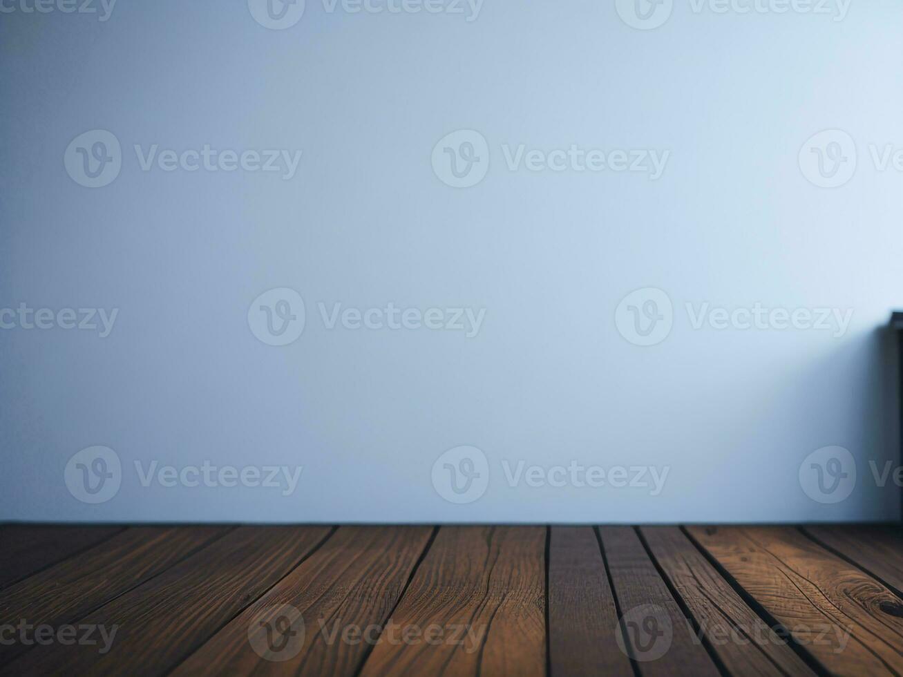 Wooden table and blur tropical white background, product display montage. High quality photo 8k FHD AI generated