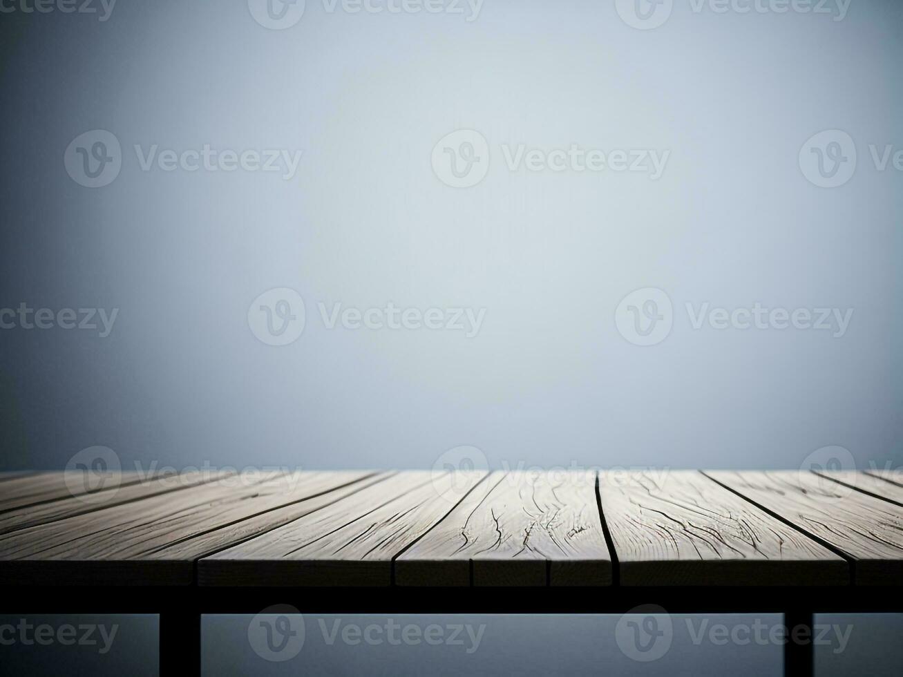 Wooden table and blur tropical white background, product display montage. High quality photo 8k FHD AI generated