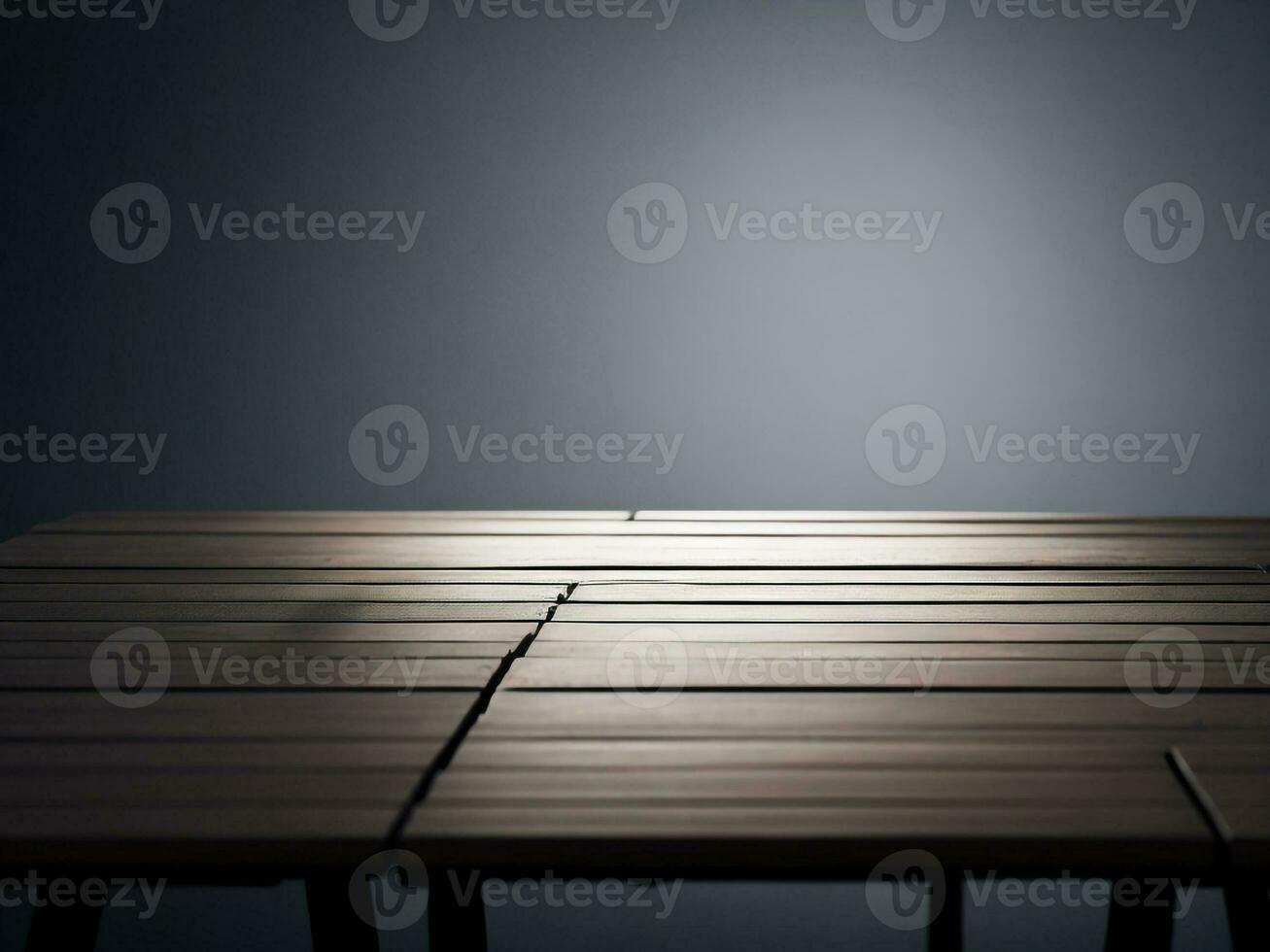 Wooden table and blur tropical white background, product display montage. High quality photo 8k FHD AI generated