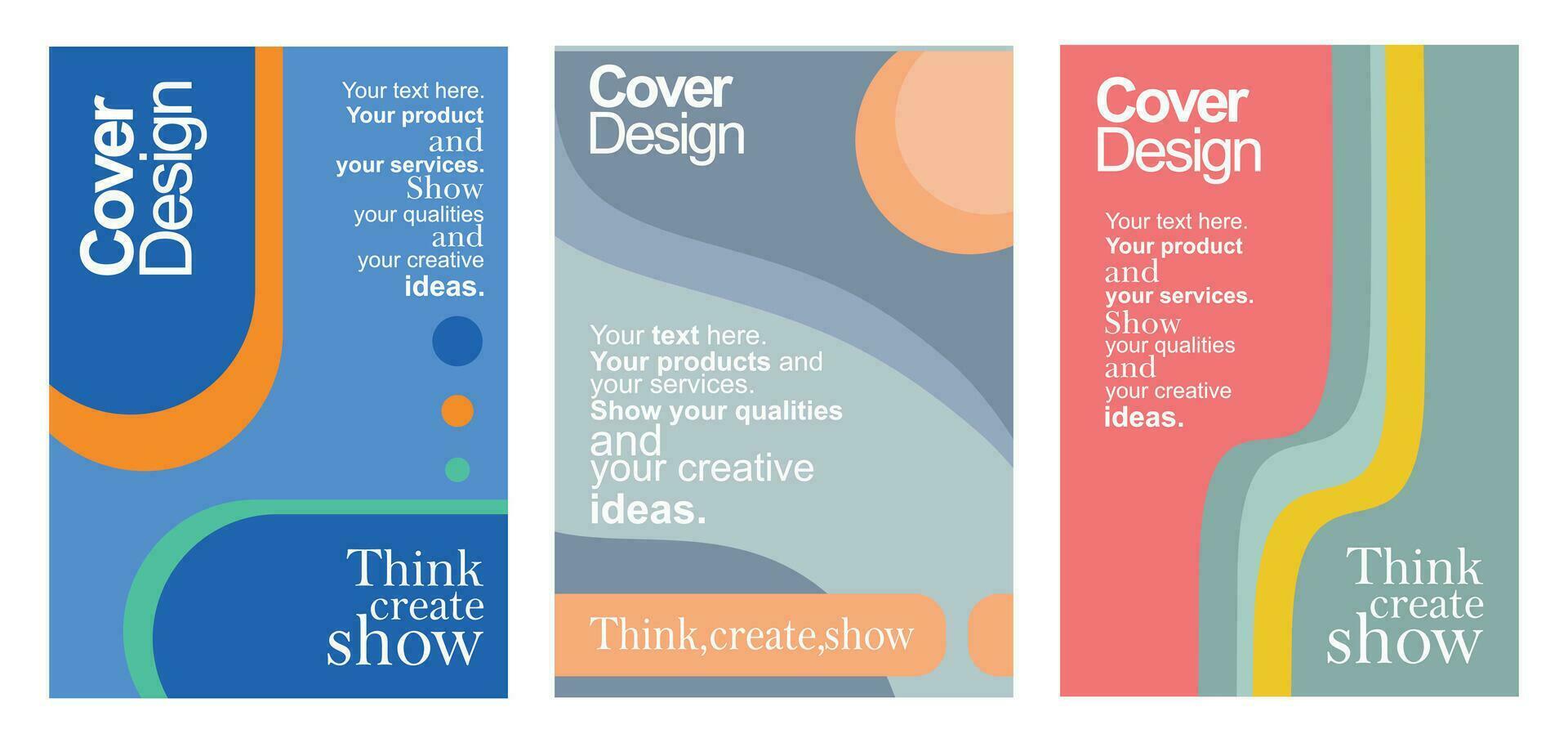 Color circles, colorful abstract shapes with color gradation. Logo template with mix of colors and shapes, colorful base, template for graphic and digital use. vector