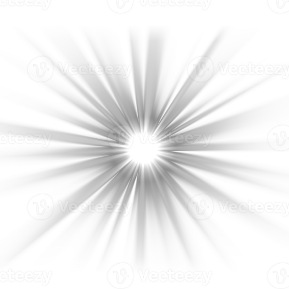 white glowing light burst explosion png