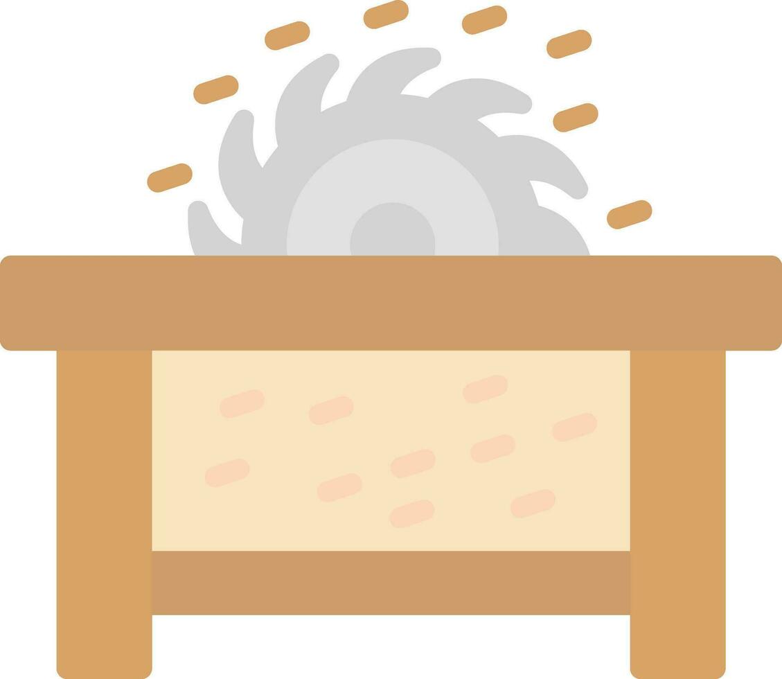 Sawdust Vector Icon Design