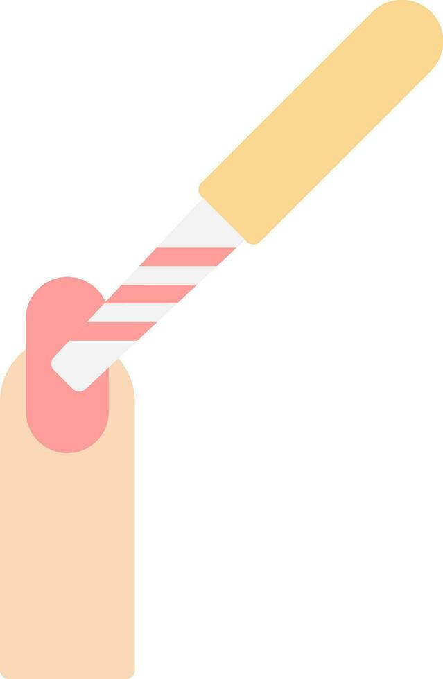 Nail File Vector Icon Design