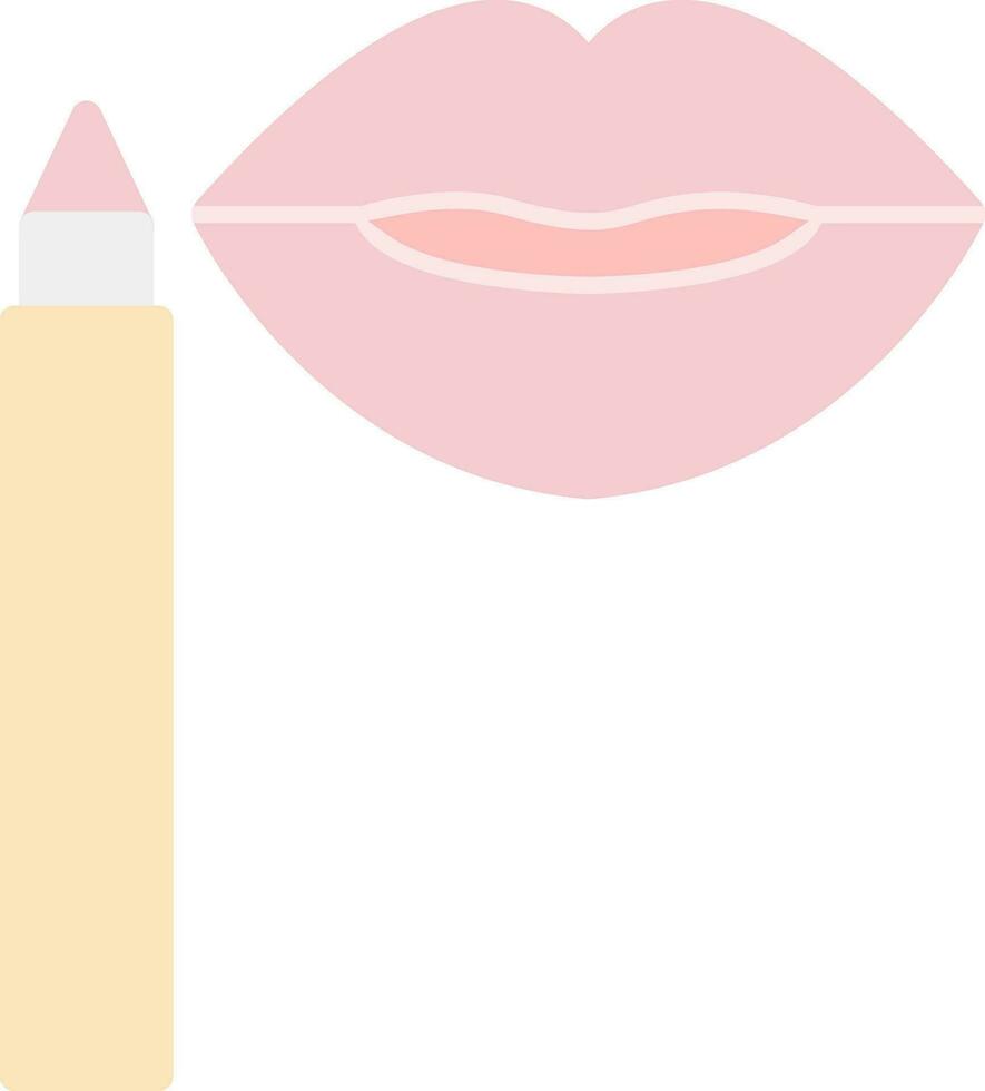 Lip Stain Vector Icon Design