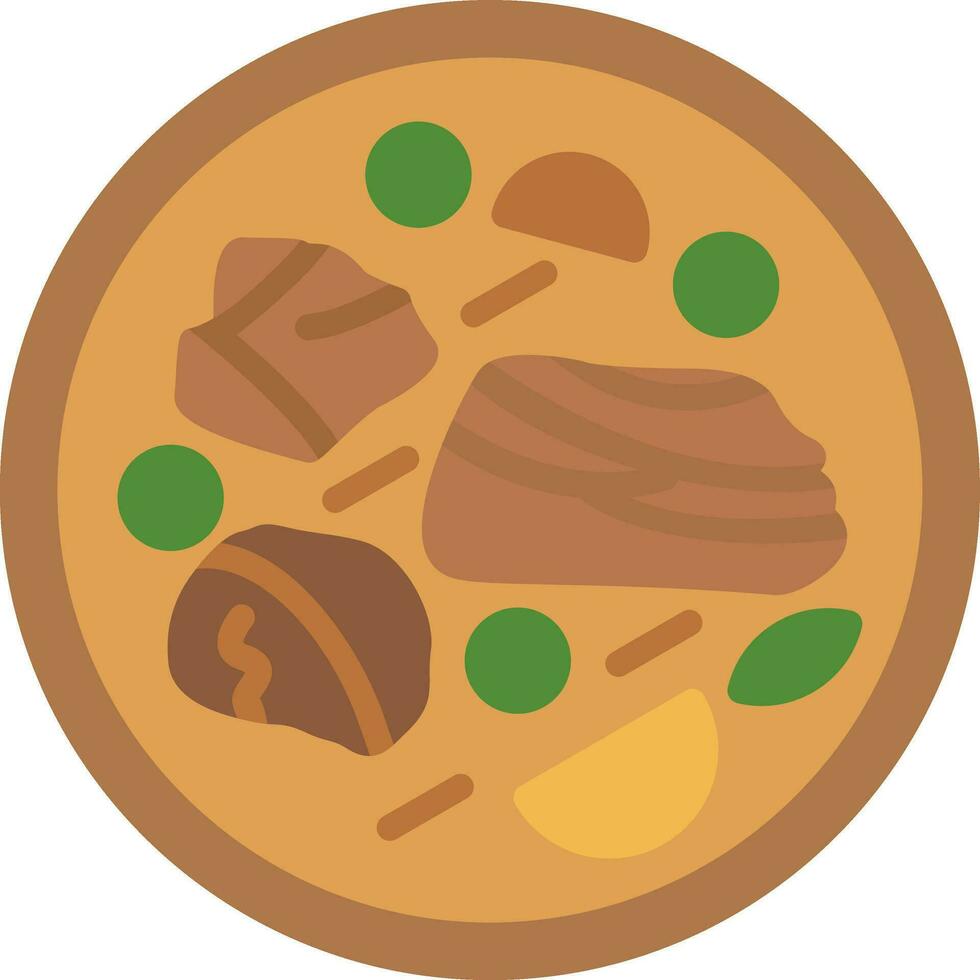 Beef Stew Vector Icon Design