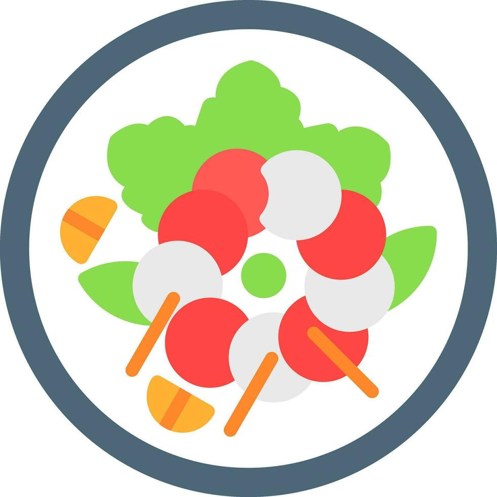 Quinoa Salad Vector Icon Design