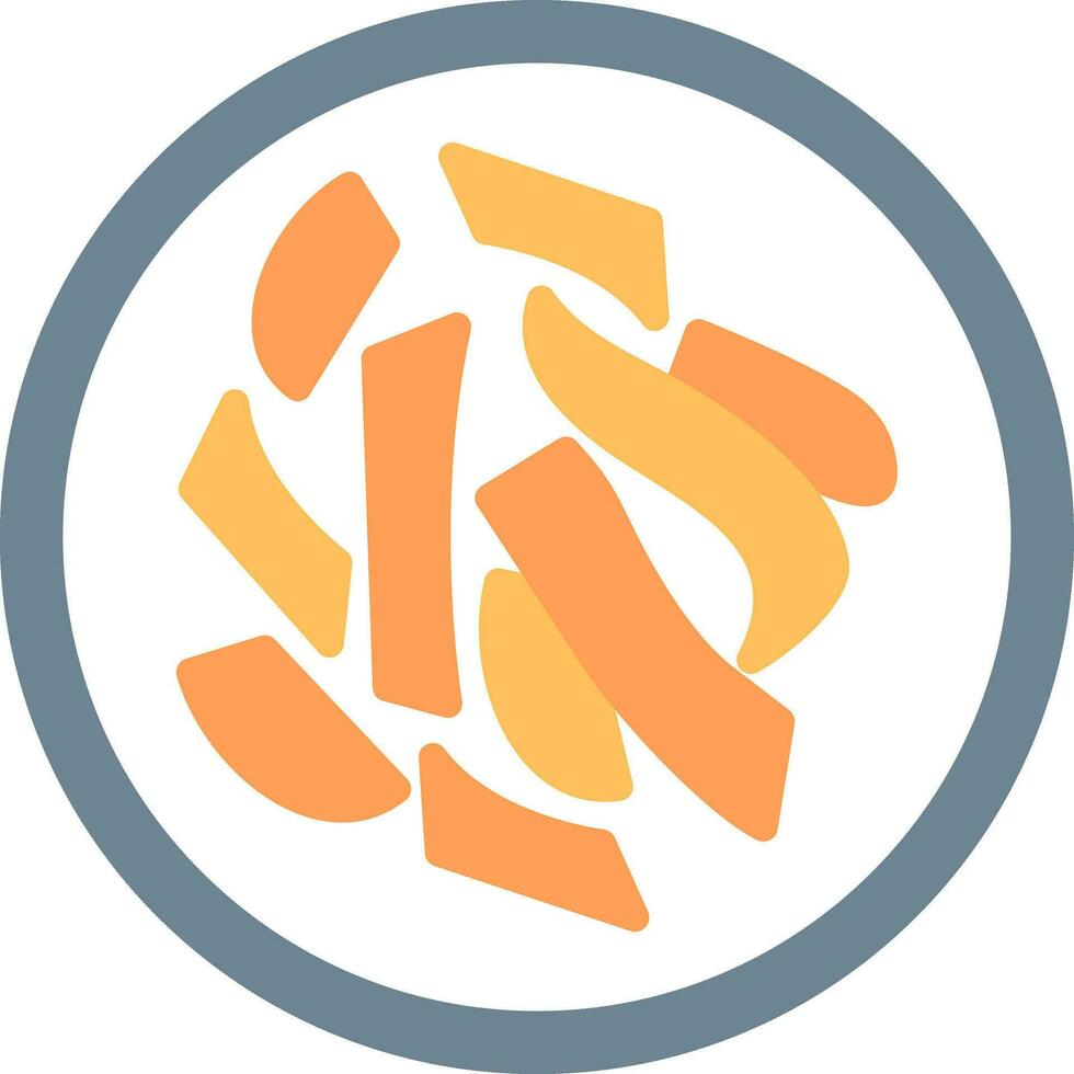 Fettuccine Alfredo Vector Icon Design