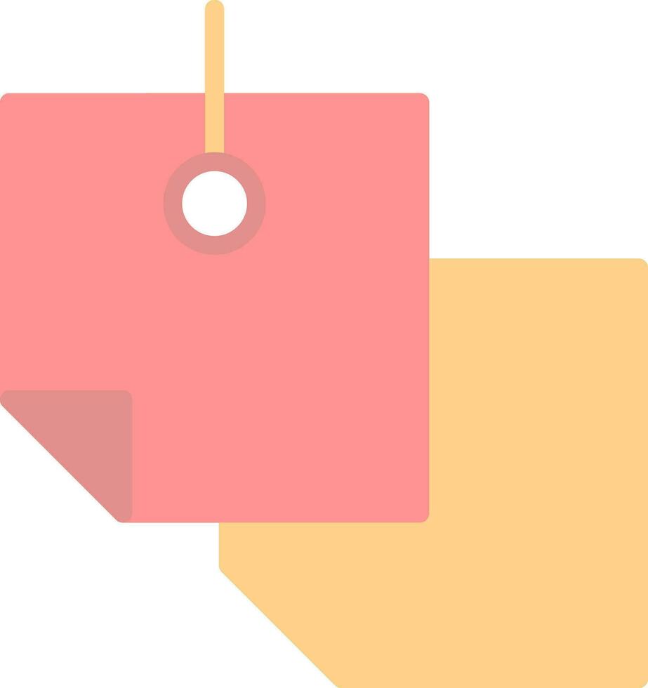 Sticky Notes Vector Icon Design