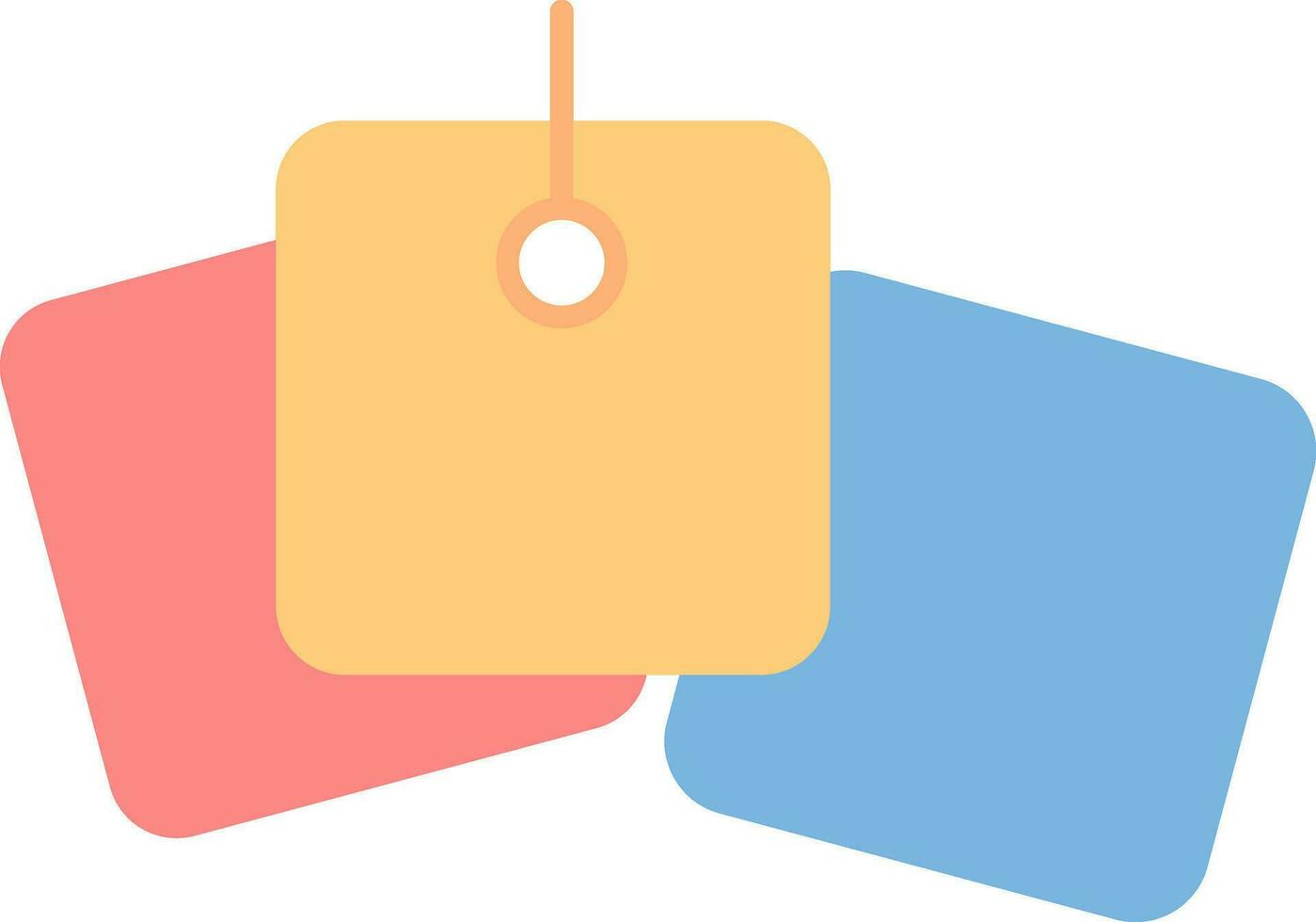 Sticky Notes Vector Icon Design