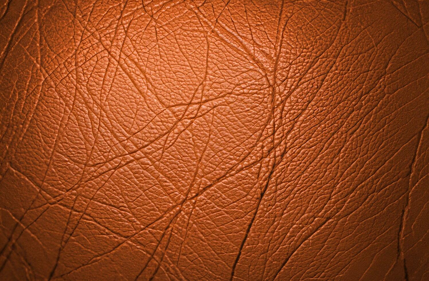 Brown leather texture background photo