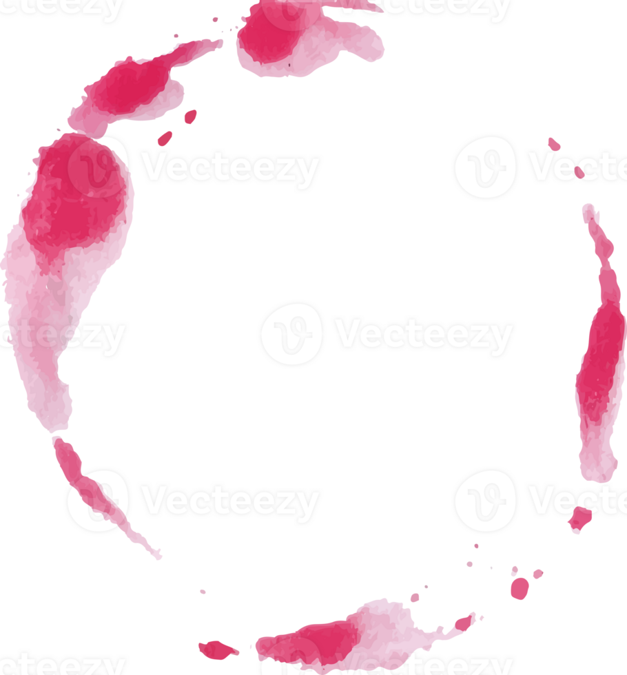 pink circle stain element png