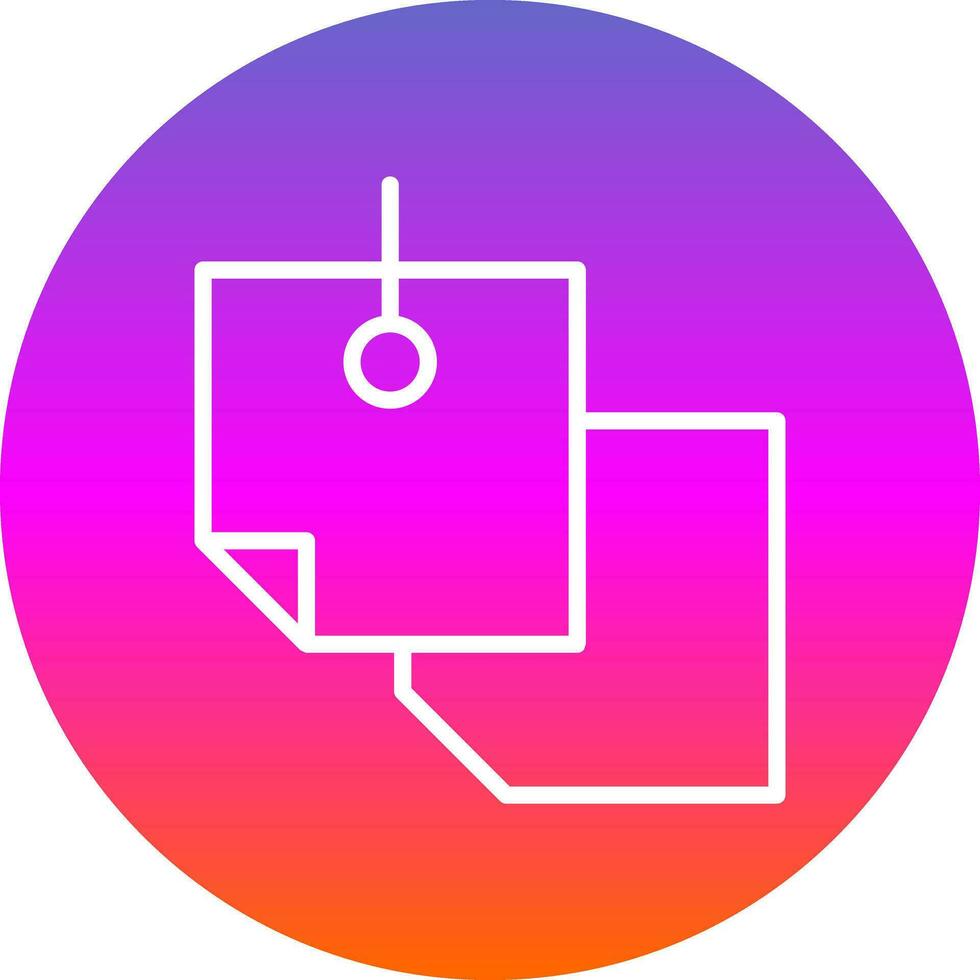 Sticky Notes Vector Icon Design