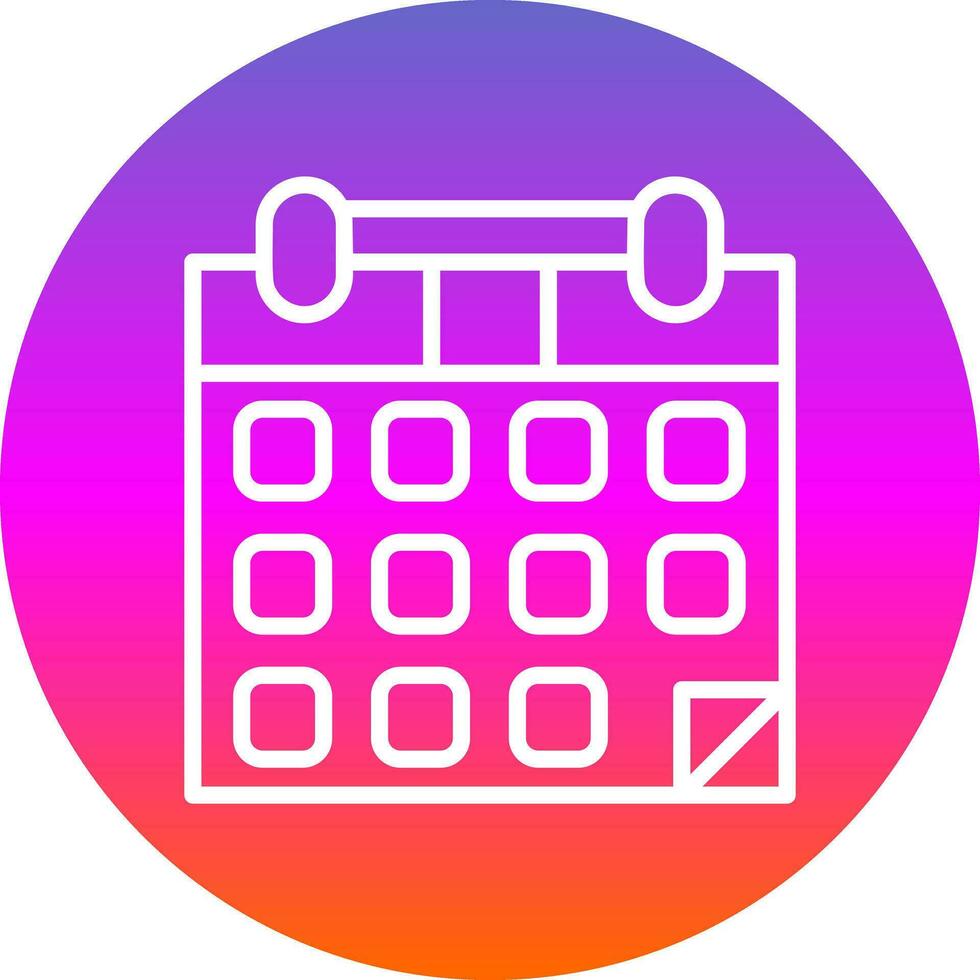 diseño de icono de vector de calendario