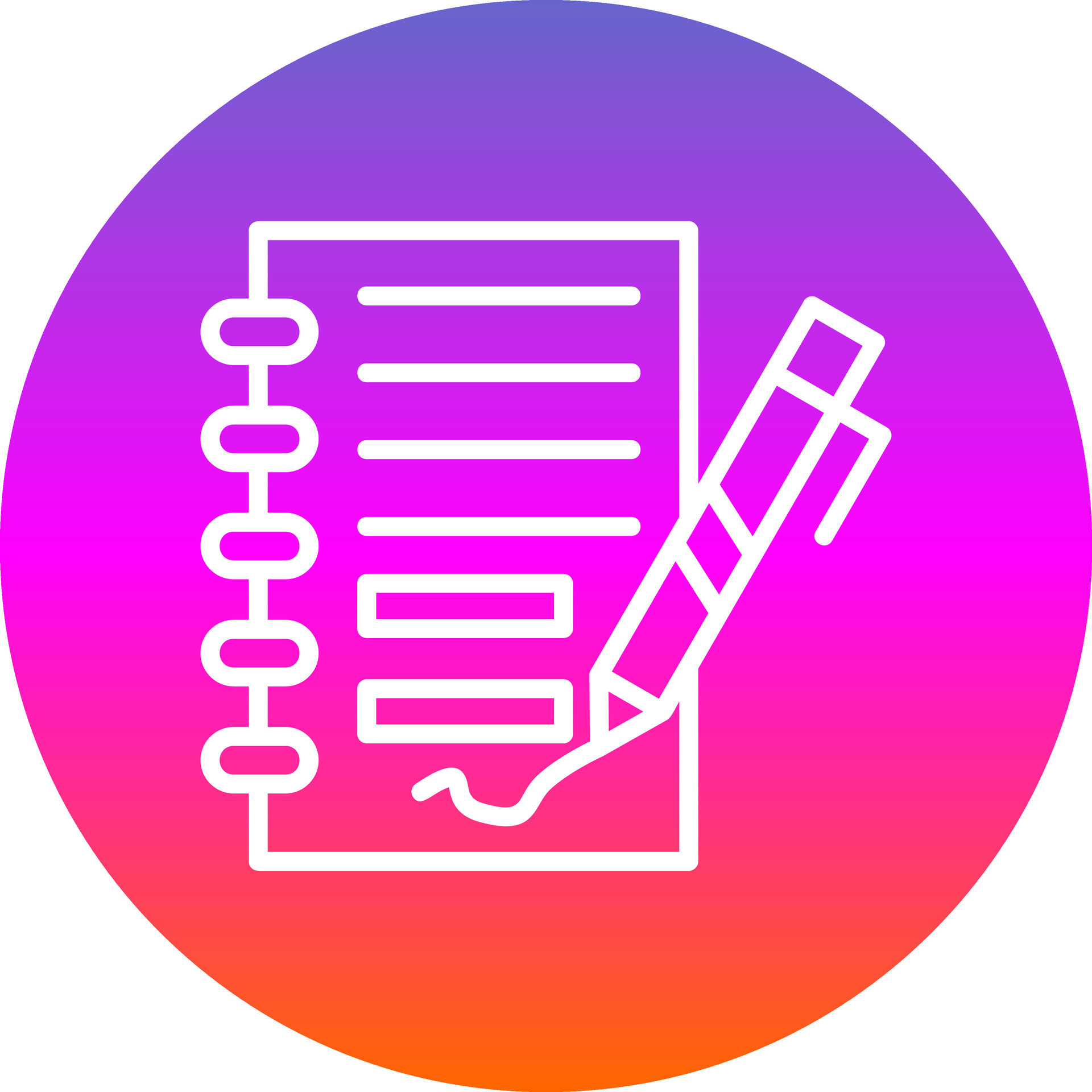 Notepad Vector Icon Design 30818365 Vector Art at Vecteezy