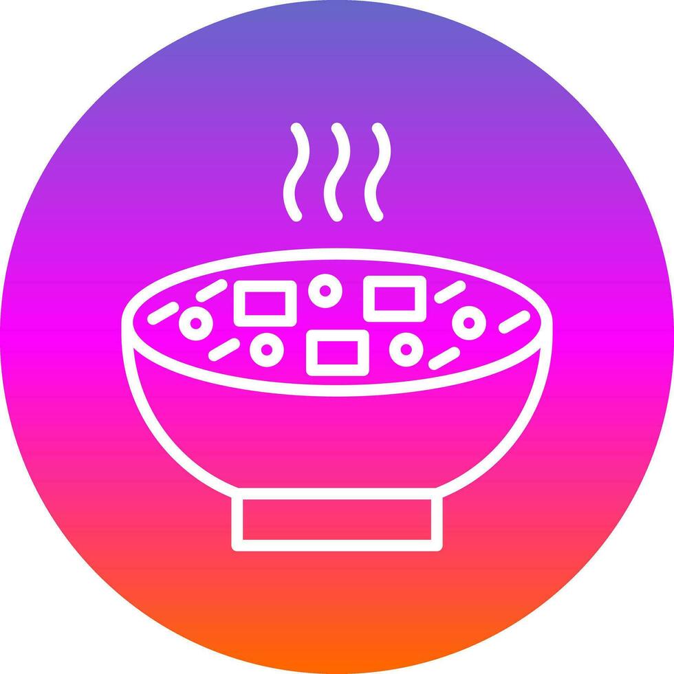 Miso Soup Vector Icon Design