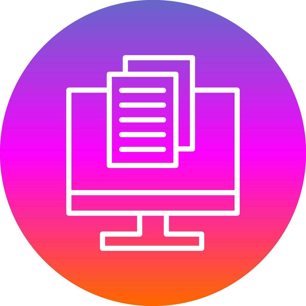 Desktop Vector Icon Design