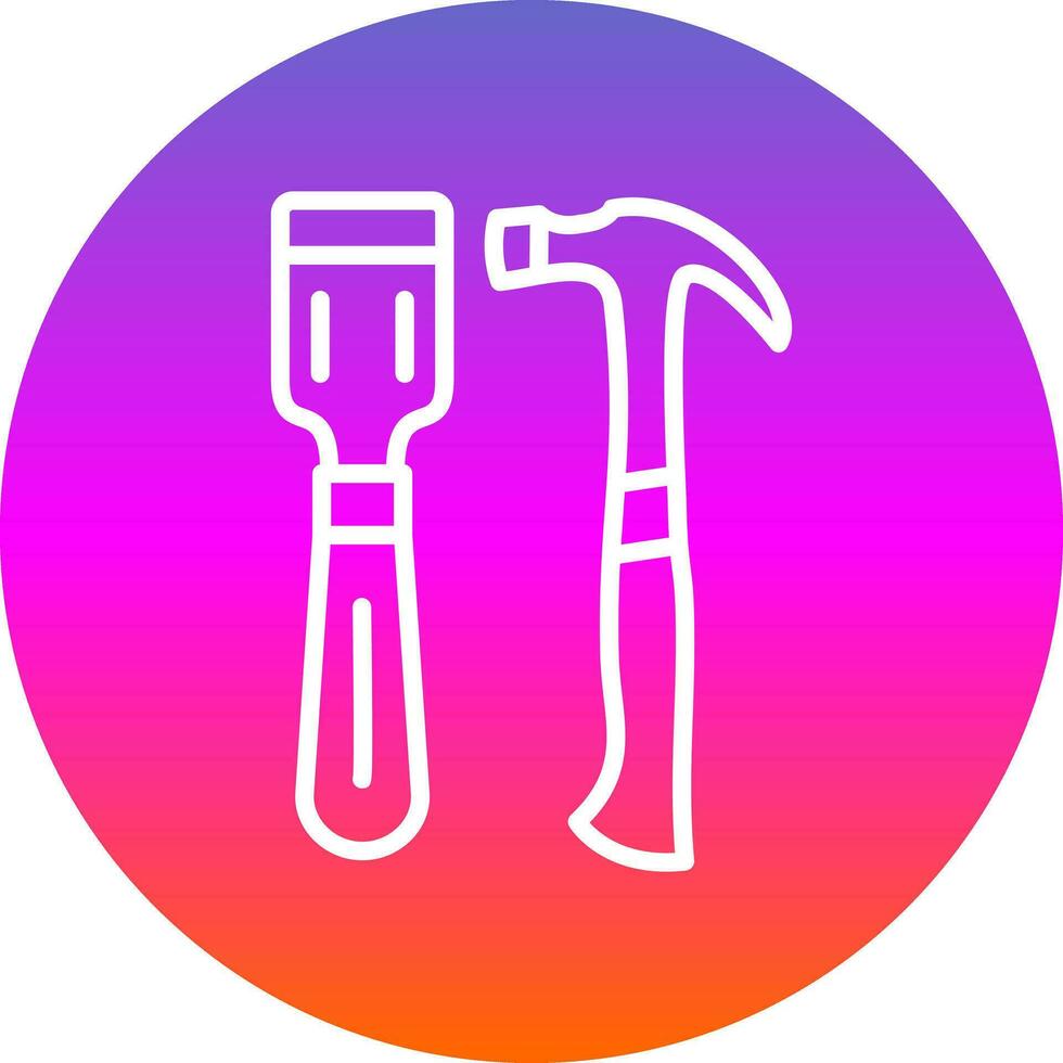 Chisel Vector Icon Design