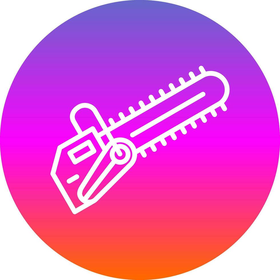 Chainsaw Vector Icon Design