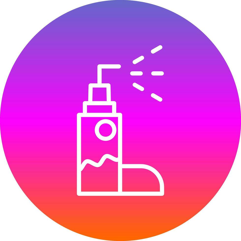 Dry Shampoo Vector Icon Design