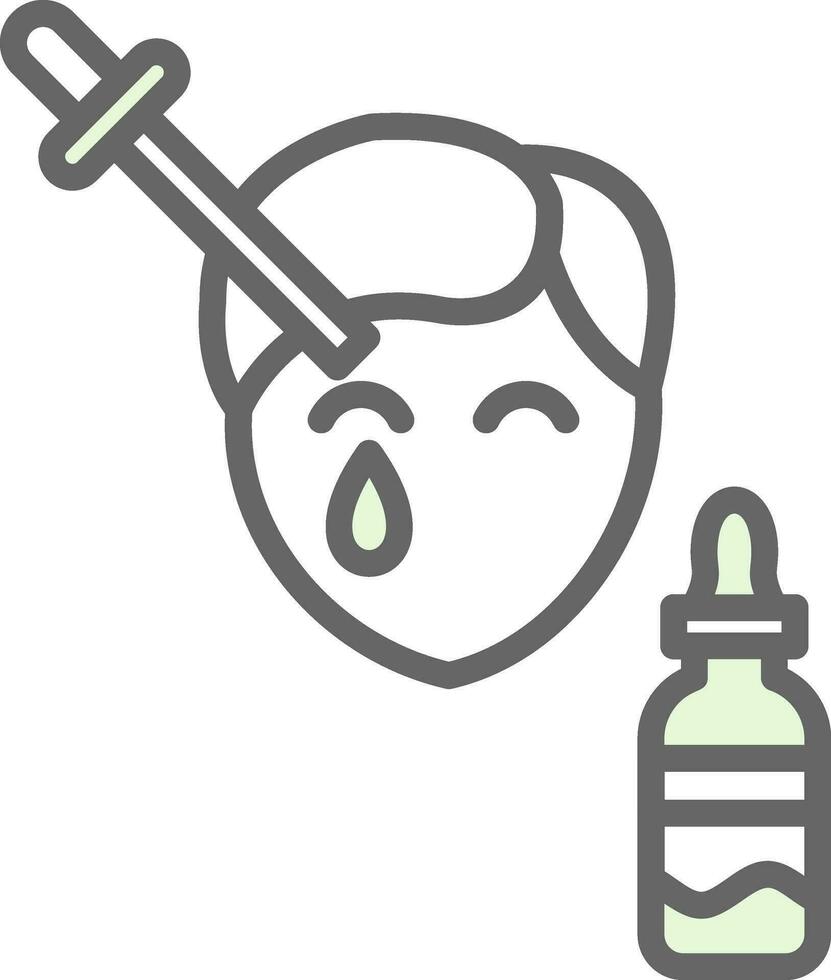 Face Oil Vector Icon Design