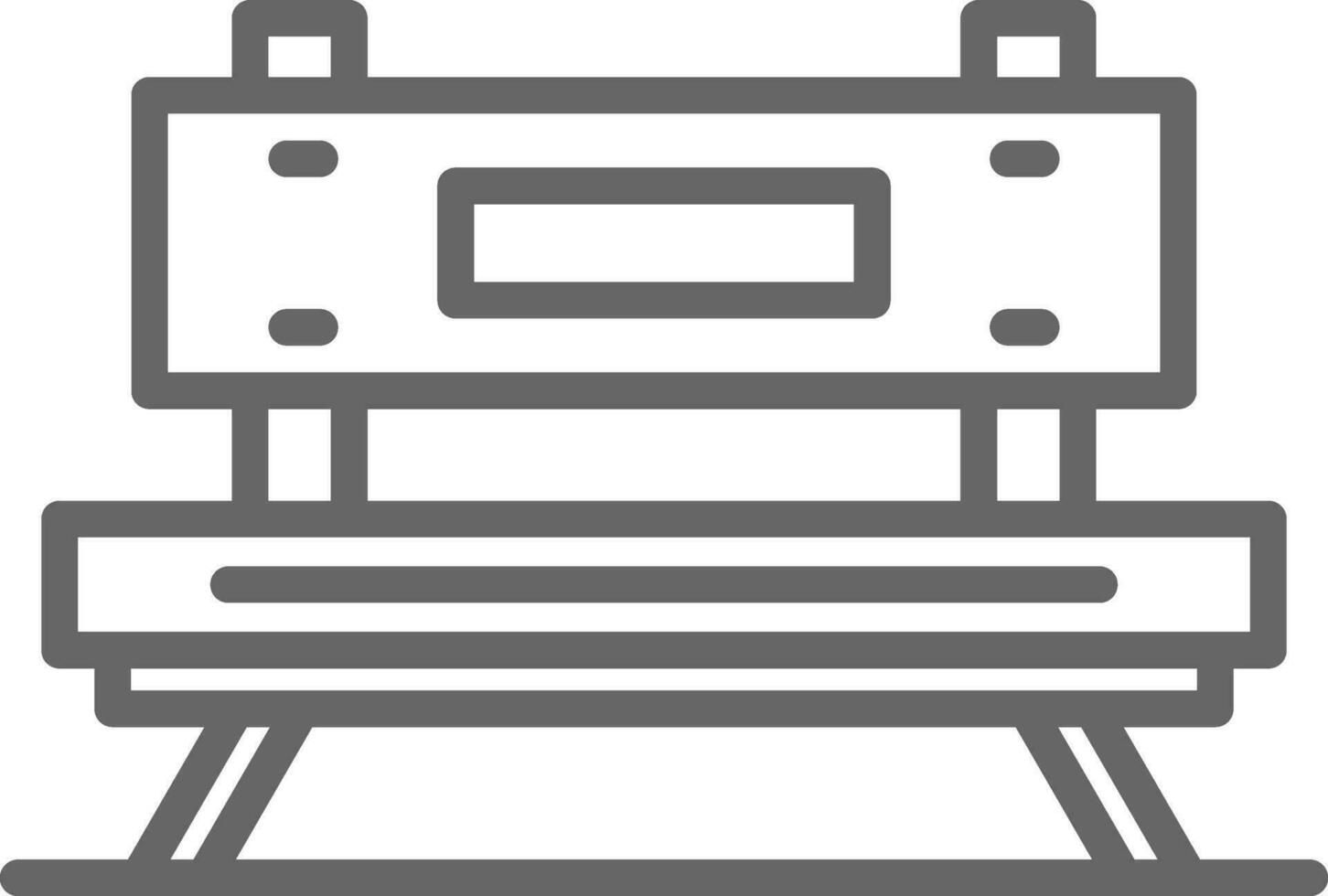 Bench Vector Icon Design