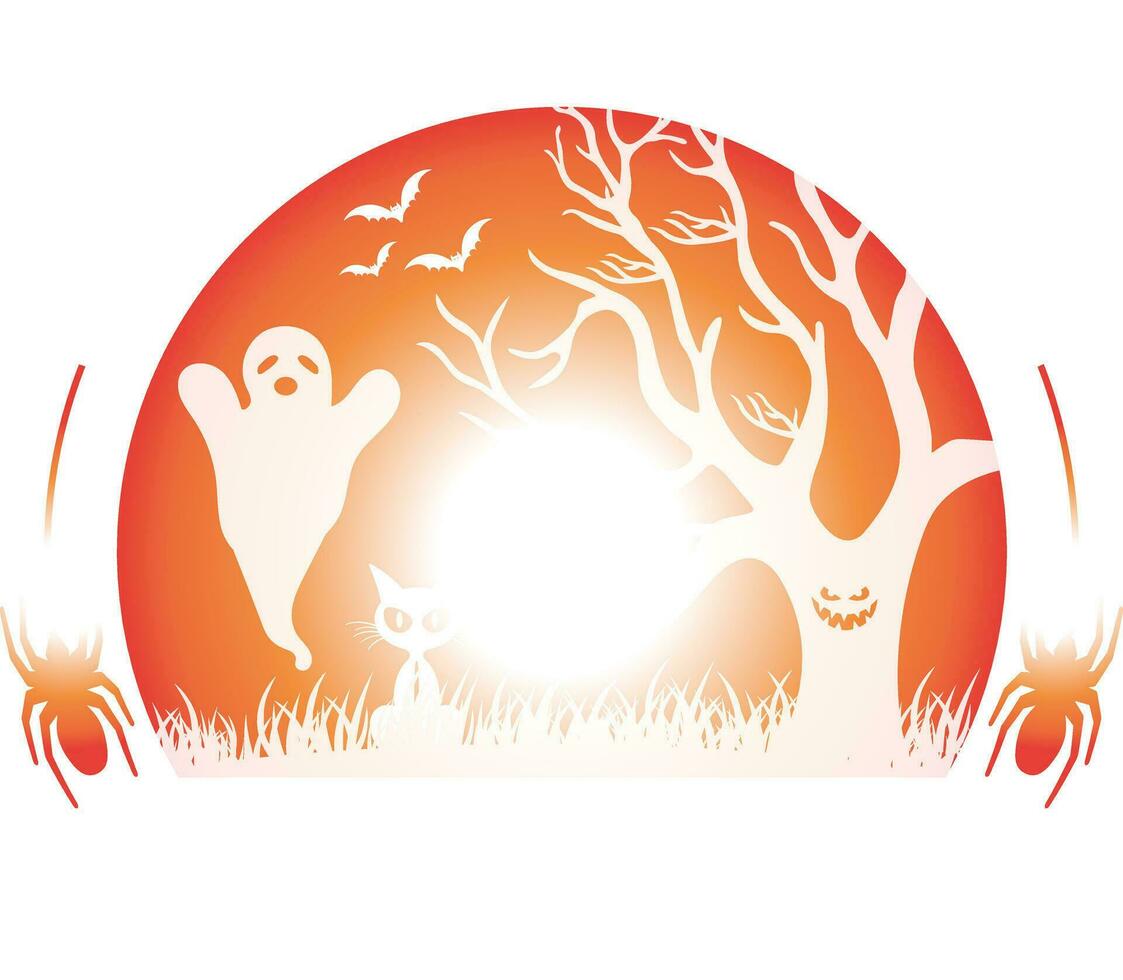 Awesome Halloween t shirt design vector