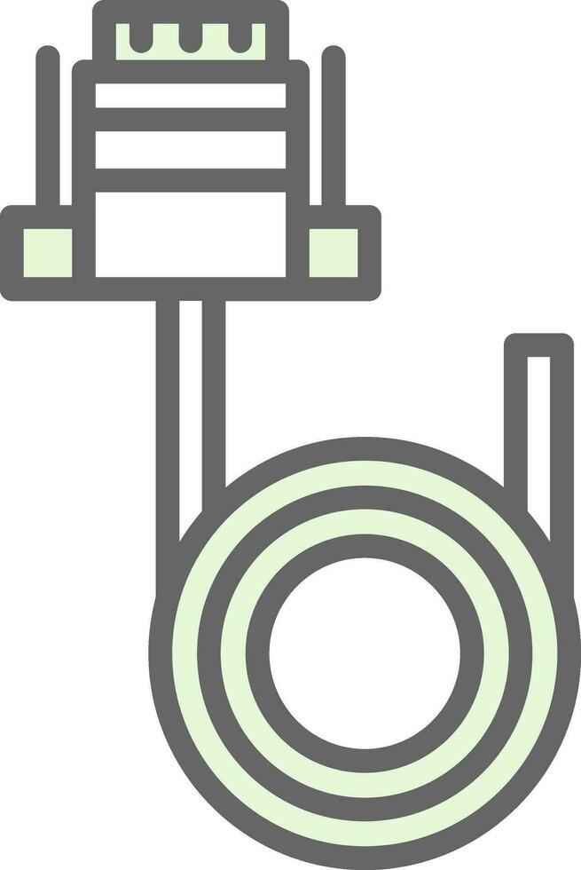 Vga cable Vector Icon Design