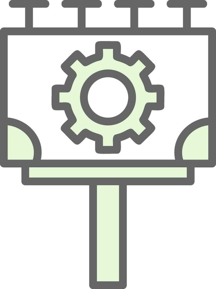 Billboard Vector Icon Design