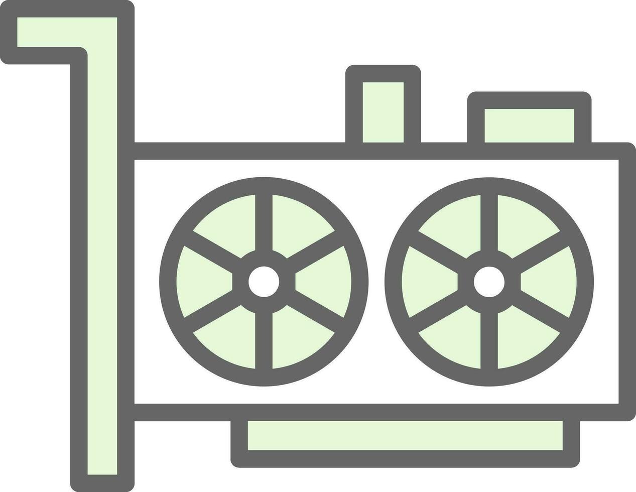 Vga card Vector Icon Design