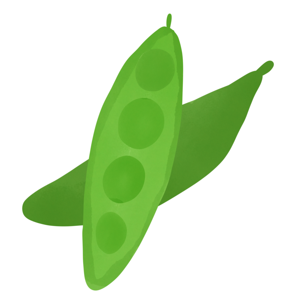 Organic green peas png
