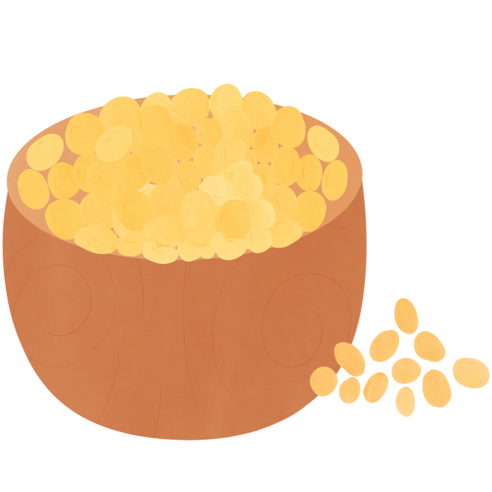 Soybeans yellow organic 30818951 PNG