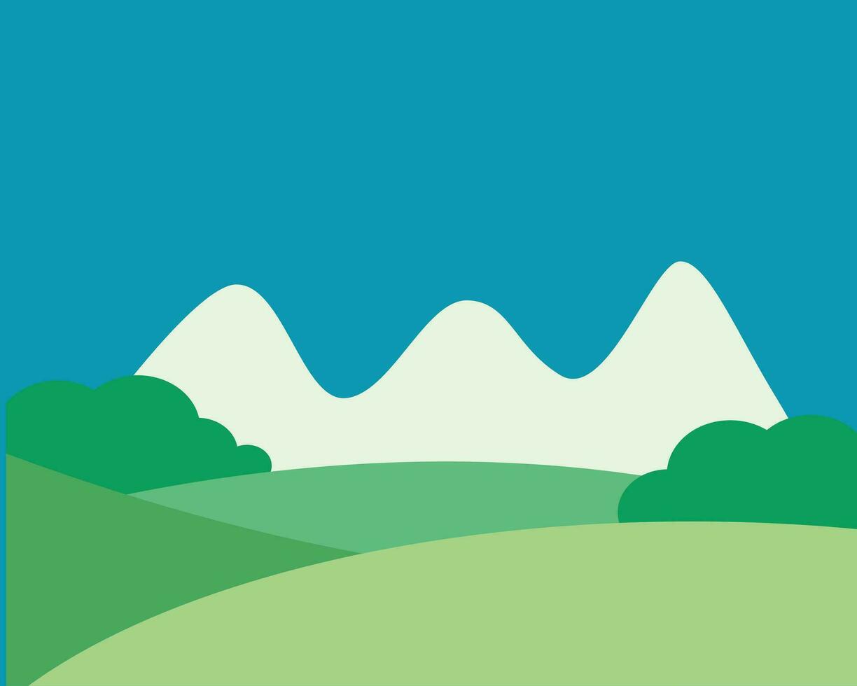 Natural Landscapes design vector