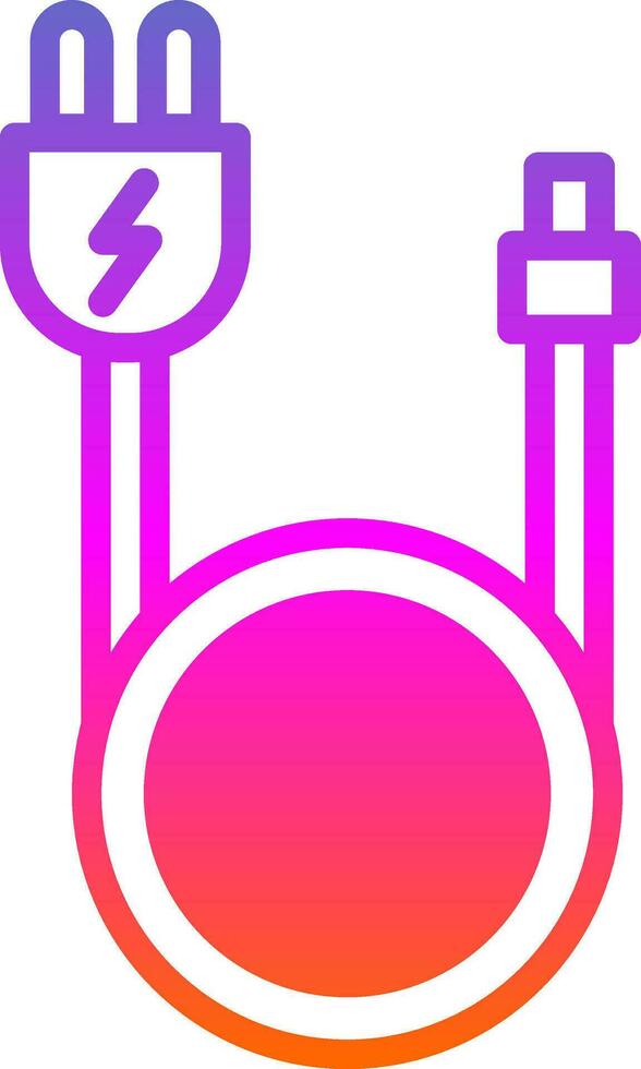 Power cable Vector Icon Design