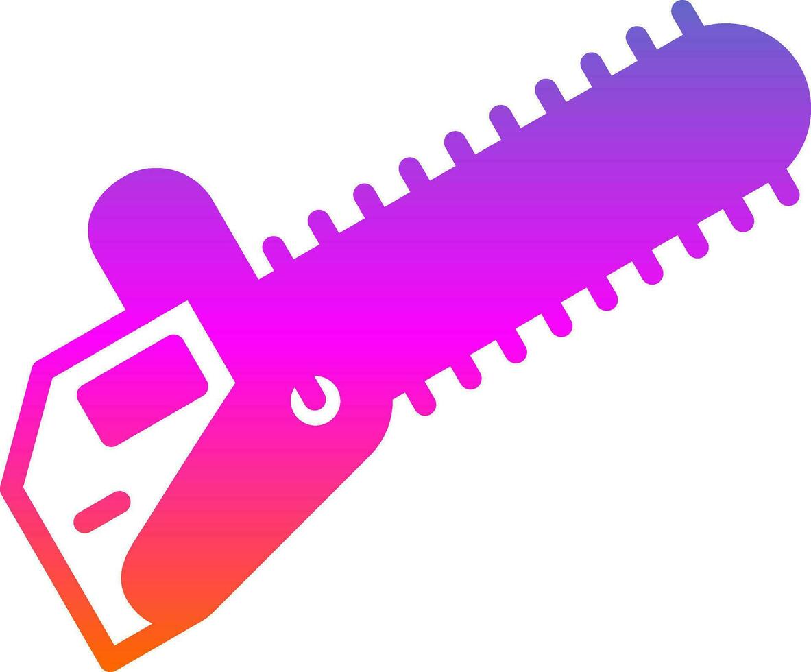 Chainsaw Vector Icon Design