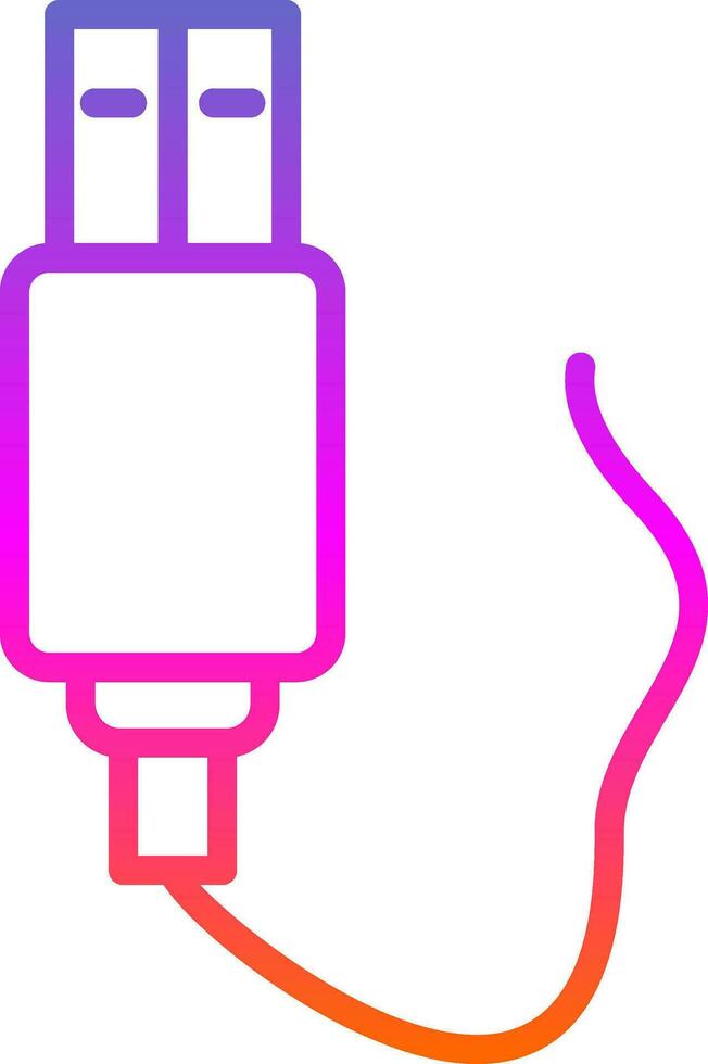 Usb charger Vector Icon Design