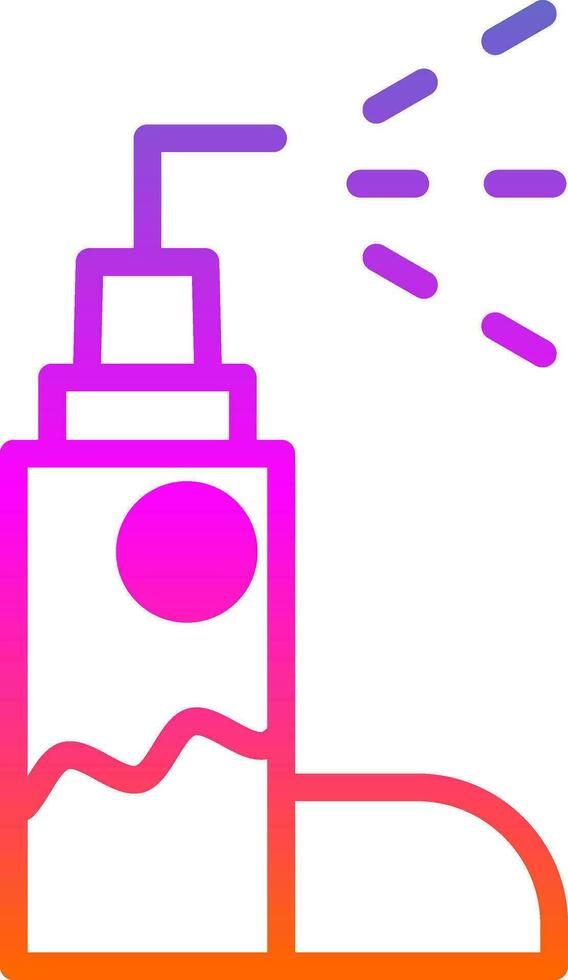Dry Shampoo Vector Icon Design