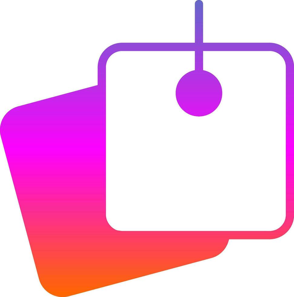 Sticky Notes Vector Icon Design