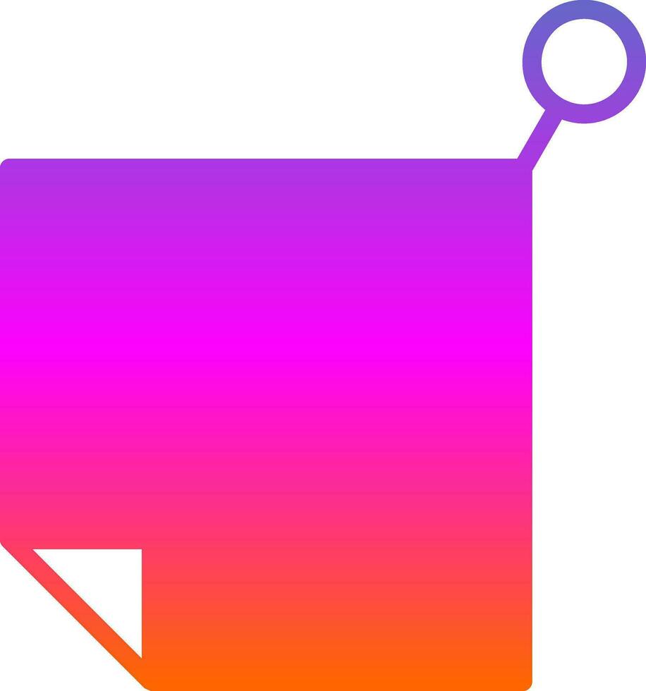 Pinned Vector Icon Design