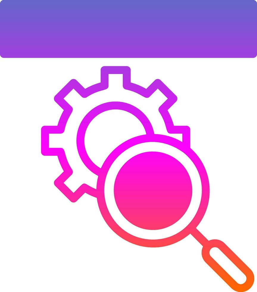 Search Engine Vector Icon Design