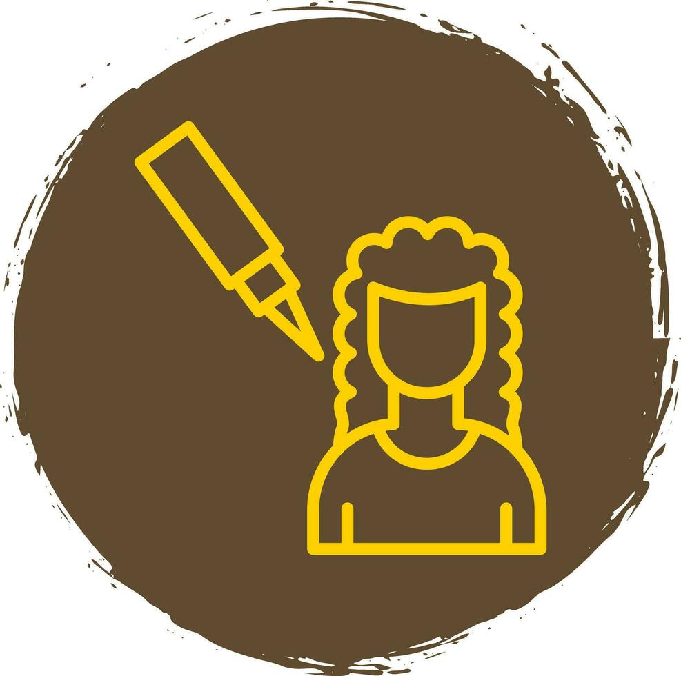 Scalp Treatment Vector Icon Design