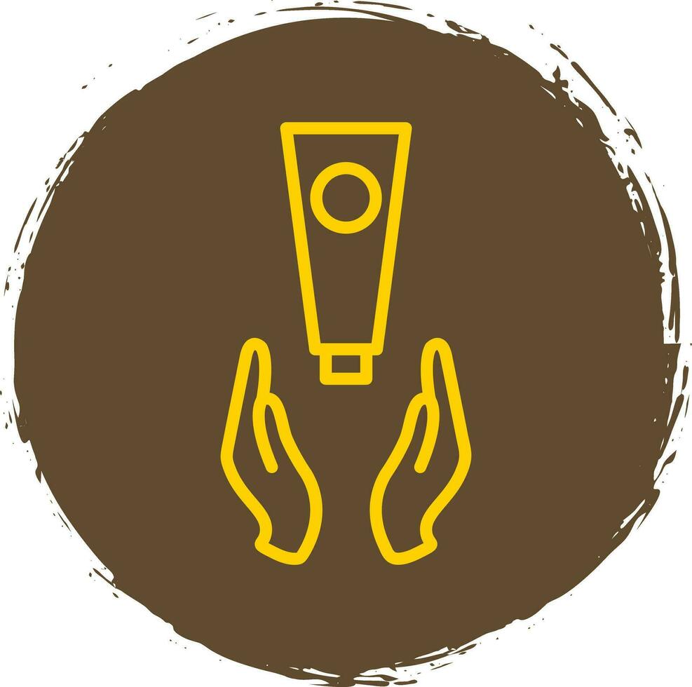 Hand Cream Vector Icon Design