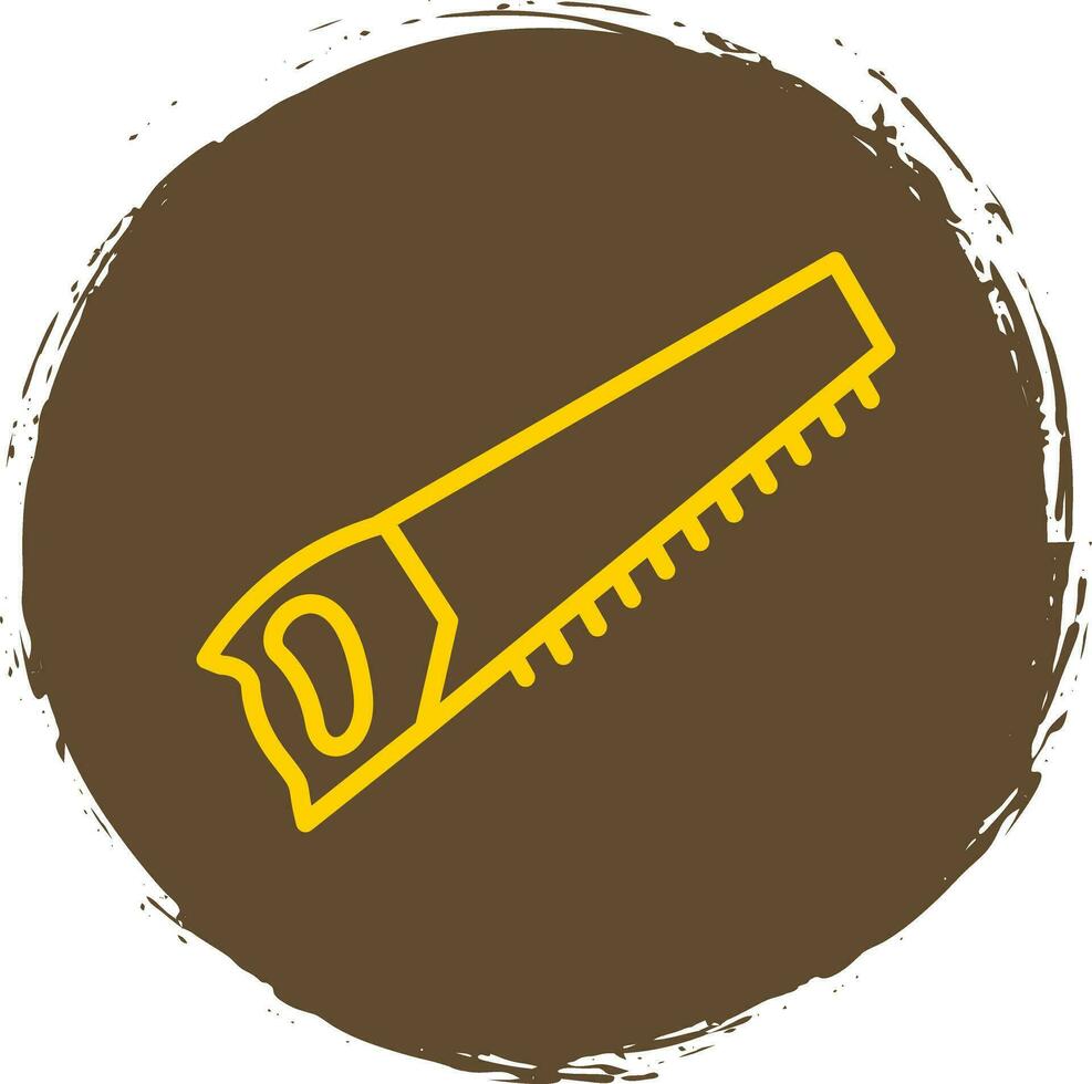 Hand saw Vector Icon Design