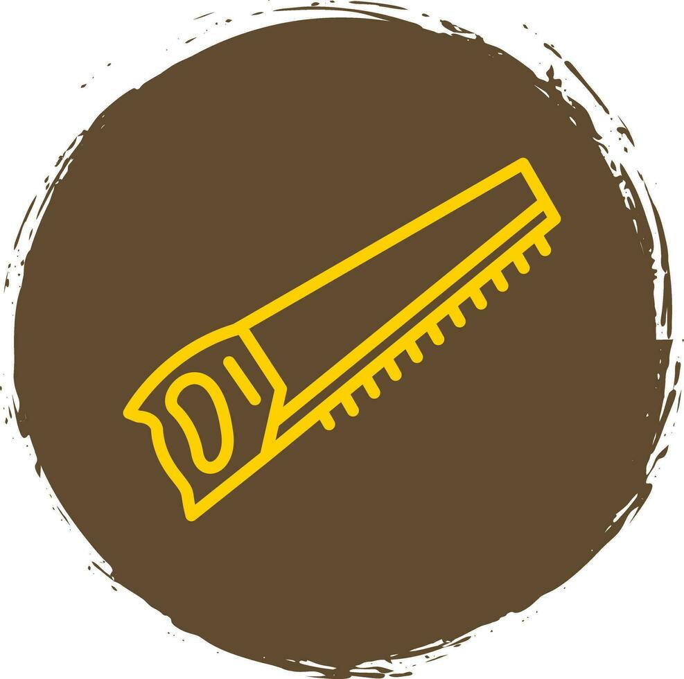 Hand saw Vector Icon Design