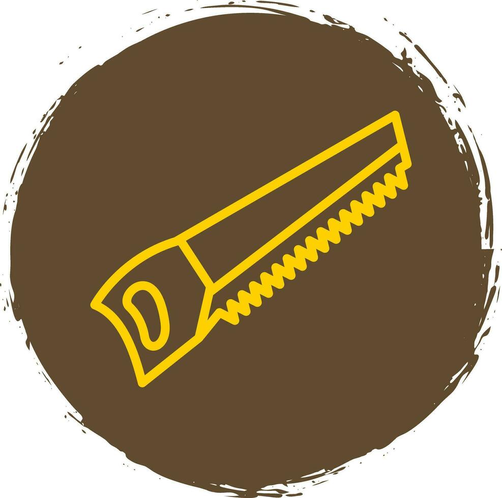 Hand saw Vector Icon Design