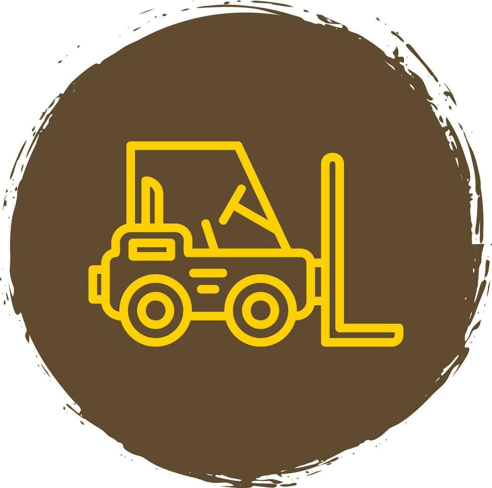 Forklift Vector Icon Design